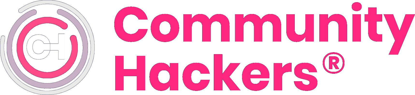 logo pink somos community hackers